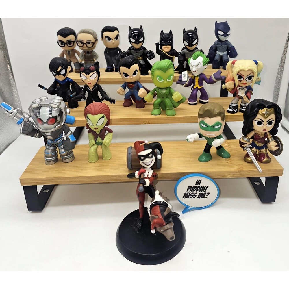 DC Comics Schleich & Q-Fig Mini Figure Lot - Batman Joker Harley Quinn 18pc